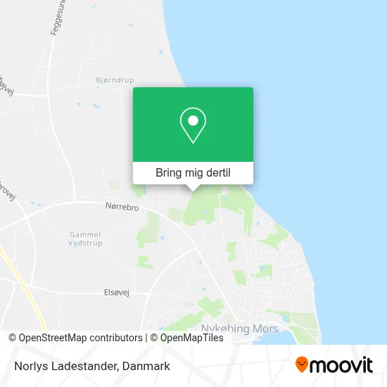 Norlys Ladestander kort