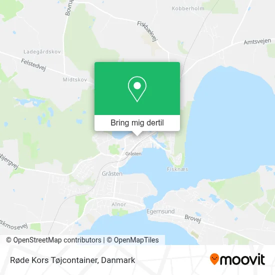 Røde Kors Tøjcontainer kort