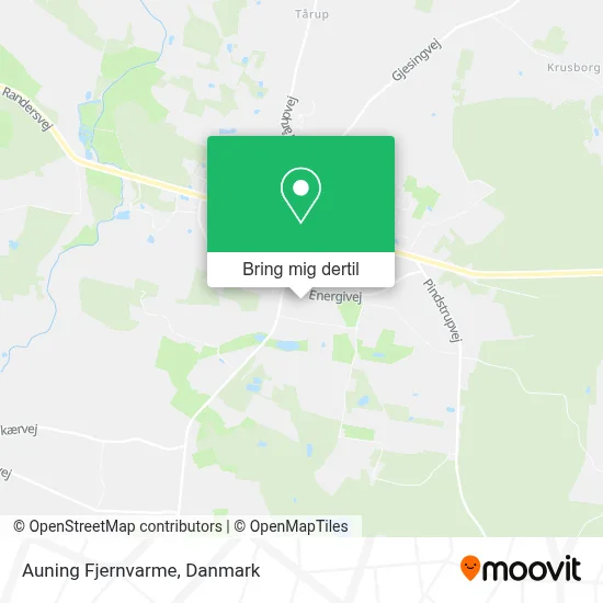 Auning Fjernvarme kort