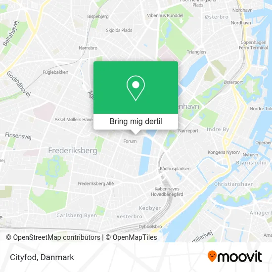 Cityfod kort
