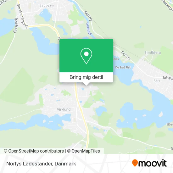 Norlys Ladestander kort