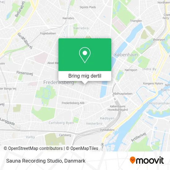 Sauna Recording Studio kort