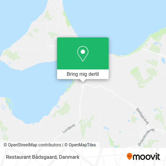 Restaurant Bådsgaard kort