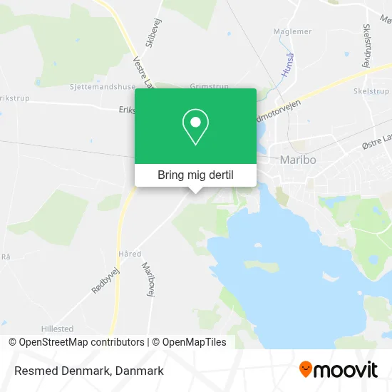 Resmed Denmark kort