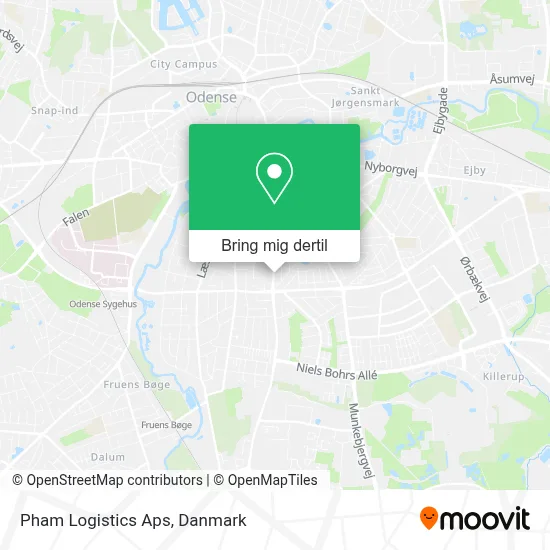 Pham Logistics Aps kort