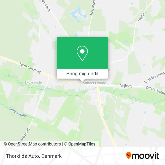 Thorkilds Auto kort