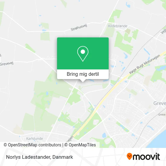 Norlys Ladestander kort