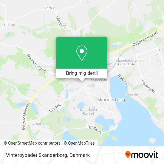 Vinterbybadet Skanderborg kort