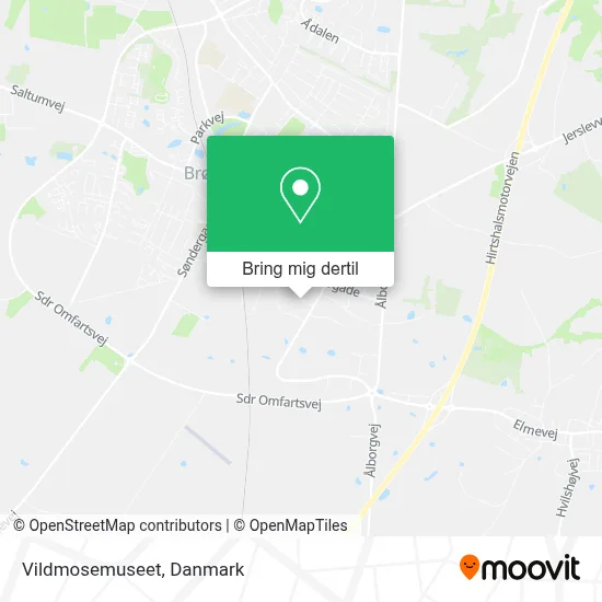 Vildmosemuseet kort