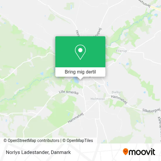 Norlys Ladestander kort