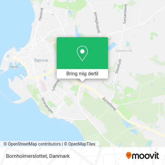 Bornholmerslottet kort