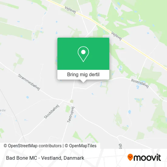 Bad Bone MC - Vestland kort