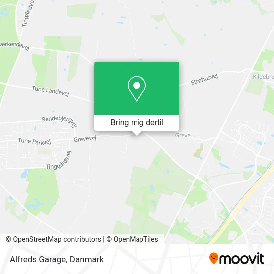 Alfreds Garage kort