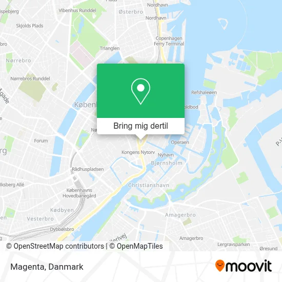 Magenta kort
