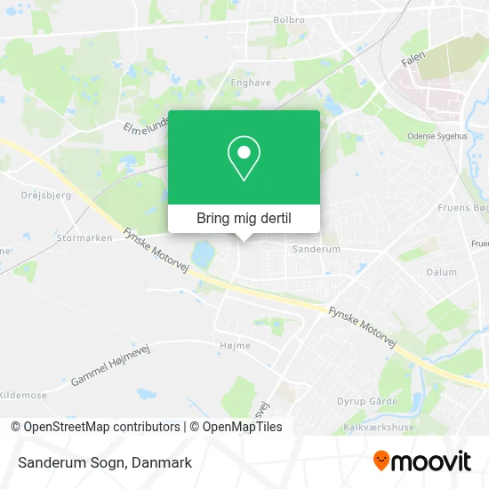 Sanderum Sogn kort