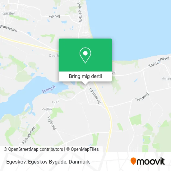 Egeskov, Egeskov Bygade kort