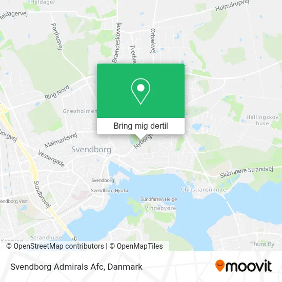 Svendborg Admirals Afc kort