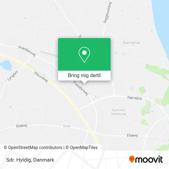 Sdr. Hyldig kort