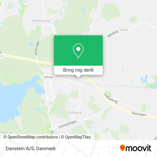 Danstein A/S kort
