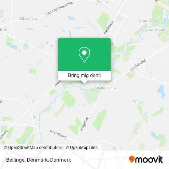 Bellinge, Denmark kort