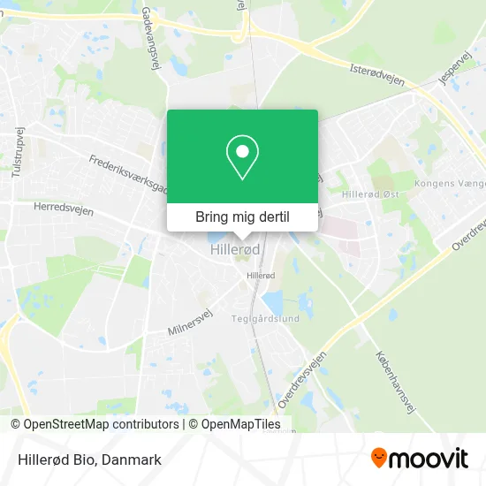 Hillerød Bio kort