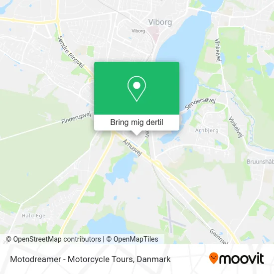 Motodreamer - Motorcycle Tours kort