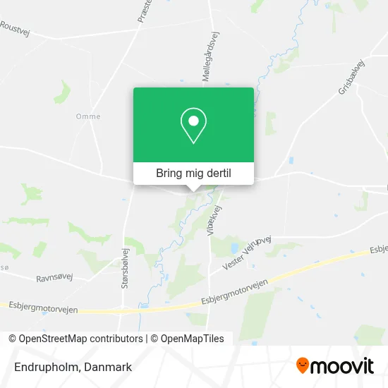 Endrupholm kort