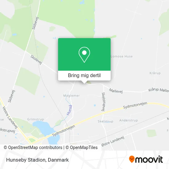Hunseby Stadion kort
