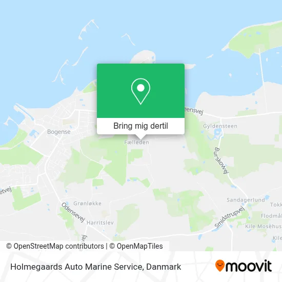 Holmegaards Auto Marine Service kort