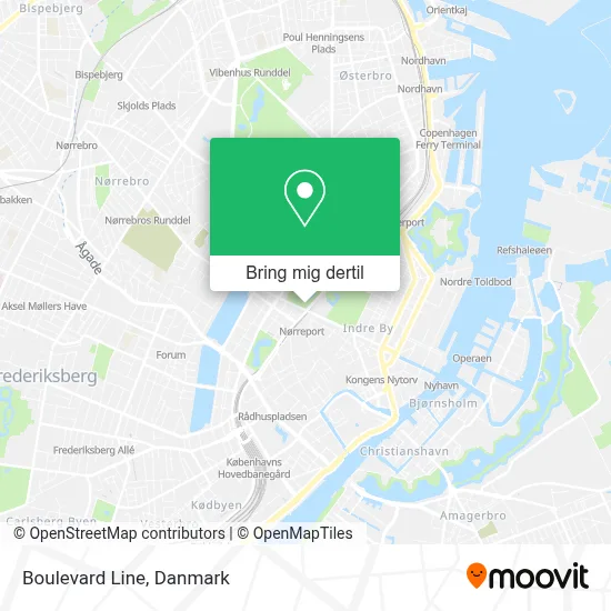 Boulevard Line kort