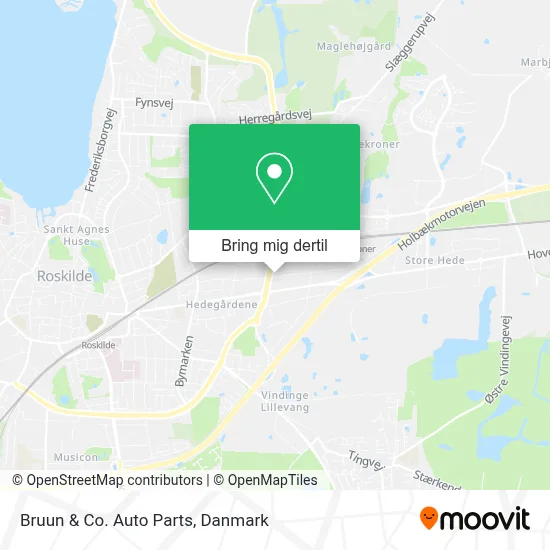 Bruun & Co. Auto Parts kort