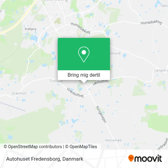 Autohuset Fredensborg kort