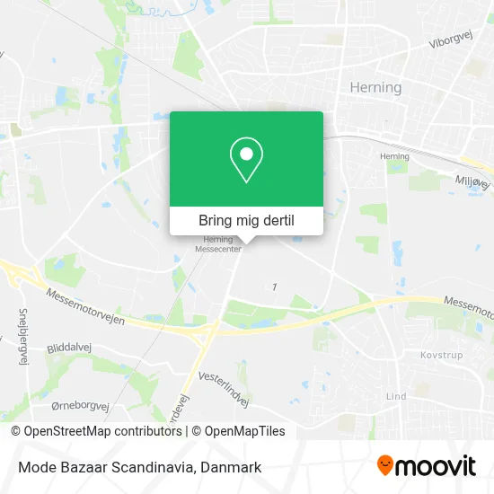 Mode Bazaar Scandinavia kort