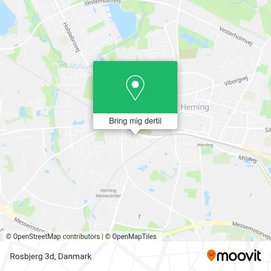 Rosbjerg 3d kort