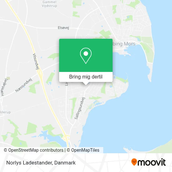 Norlys Ladestander kort