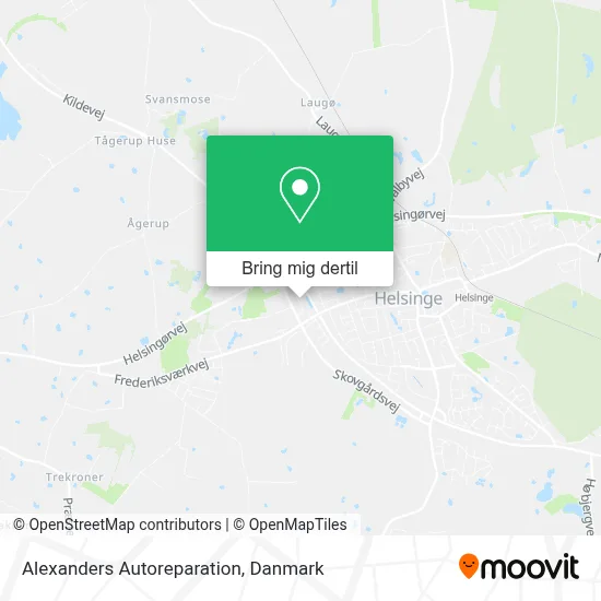 Alexanders Autoreparation kort