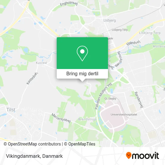 Vikingdanmark kort
