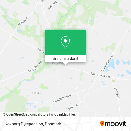 Kokborg Dyrepension kort