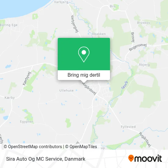 Sira Auto Og MC Service kort