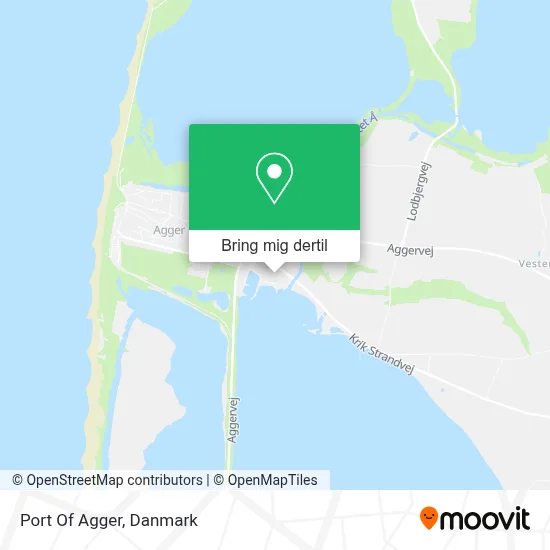 Port Of Agger kort