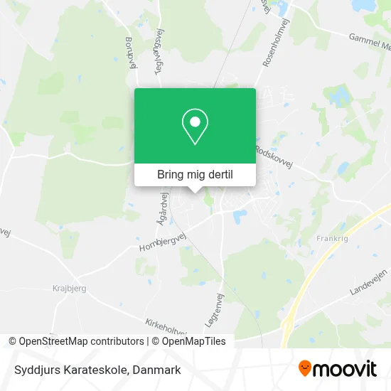 Syddjurs Karateskole kort