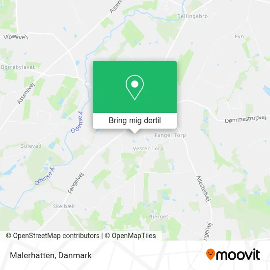 Malerhatten kort