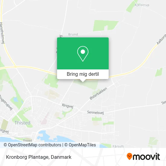 Kronborg Plantage kort