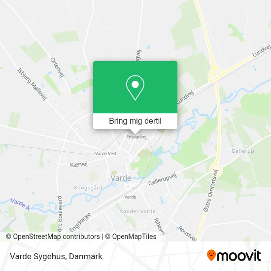 Varde Sygehus kort