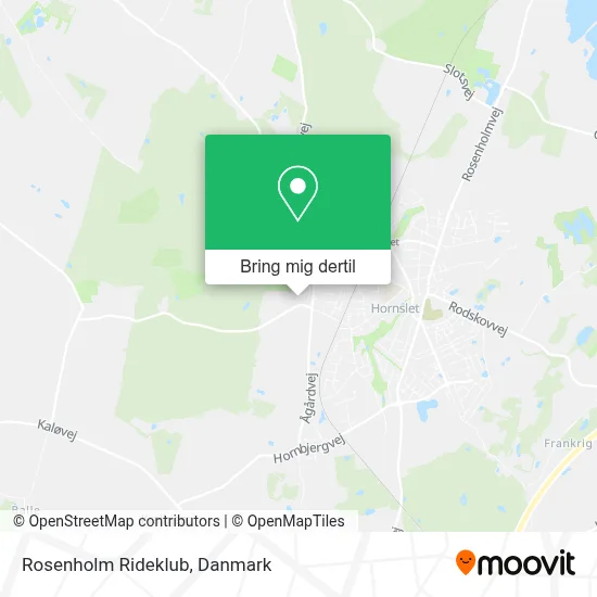 Rosenholm Rideklub kort