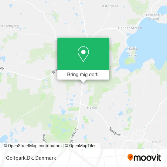 Golfpark.Dk kort