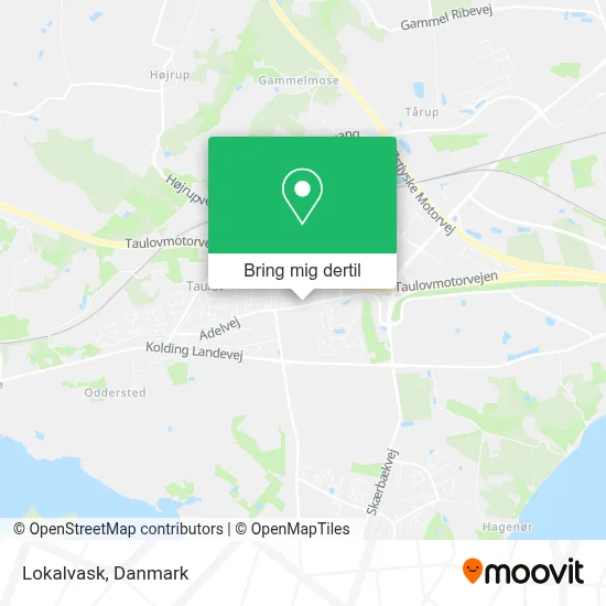 Lokalvask kort