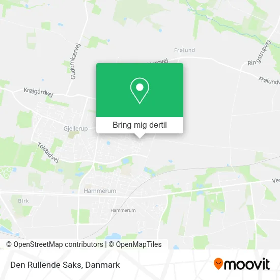 Den Rullende Saks kort