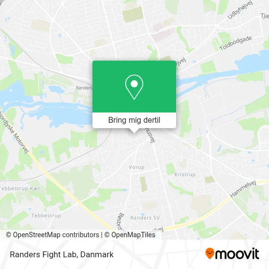 Randers Fight Lab kort