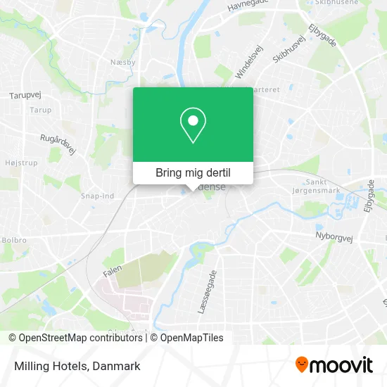Milling Hotels kort